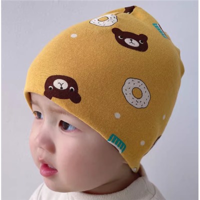 Шапочки для малышей. Хлопок