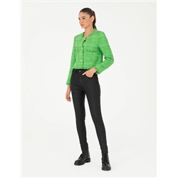 Siyah Skinny Fit Jean Pantolon