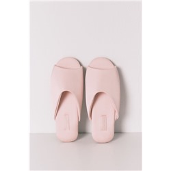 Zapatillas casa satén rosa