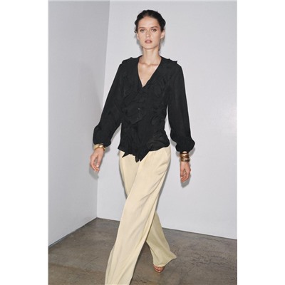 ZW COLLECTION RUFFLED SHIRT