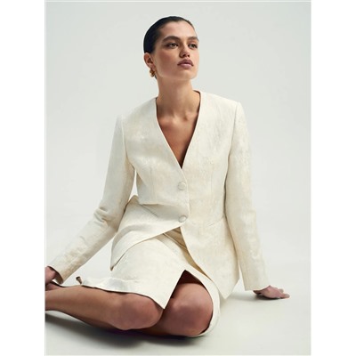 Жакет из жаккарда, ML861/jasmel