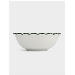 Салатник, 20х8 см, 1,2 л, керамика D, зеленый, Лошадка у елки, Festival