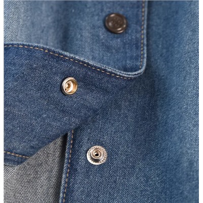 Свободная повседневная рубашка с длинным рукавом из хлопка и льняной смеси