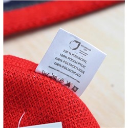 Двухсторонний вязаный теплый шарф