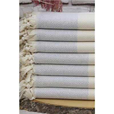 Fabric Box %100 Doğal Pamuk Elmas Peştemal Banyo Havlusu Türk Havlusu Hamam Plaj Havlusu
