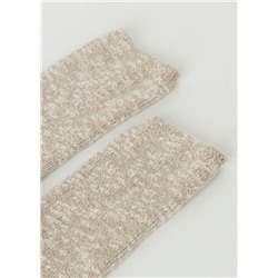 Kurze Socken aus warmer Baumwolle