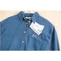 Женская джинсовая рубашка LACOST*E