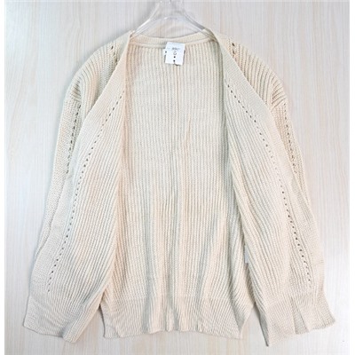Свободный вязаный кардиган