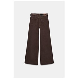 Z1975 BELTED WIDE-LEG JEANS