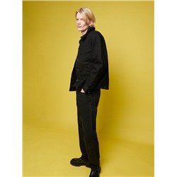 Sherpajacke aus Denim