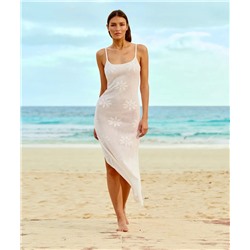Vestido largo de crochet