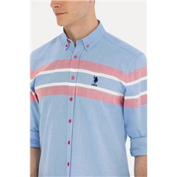 Erkek Kırmızı Uzun Kollu Gömlek