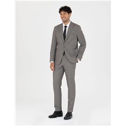 Kahverengi Ex. Slim Fit Takım Elbise