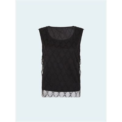 Топ с бисером, B3149/glasperle