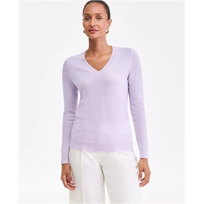 Charter Club Women's V-Neck Long-Sleeve Sweater, Macy's Exclusive