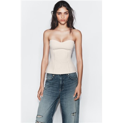 TOP BANDEAU ESCOTE CORAZÓN