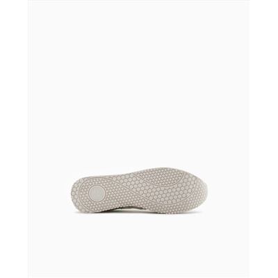 Microfiber sneakers with logo Woman