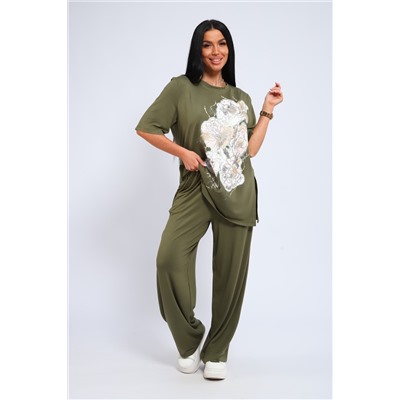 Костюм женский футболка брюки из вискозы 397