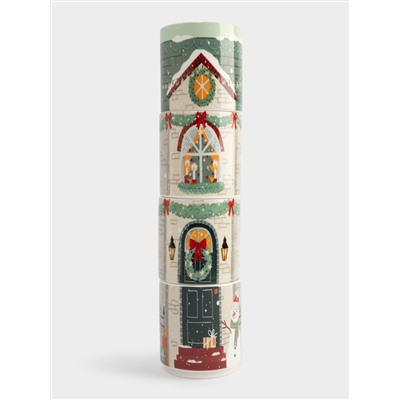 Кружка, 350 мл, 4 шт, фарфор N, Украшенный дом, Band