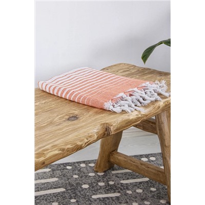 Homedius Alagra Pamuklu Peştemal 100x170 Cm Turuncu