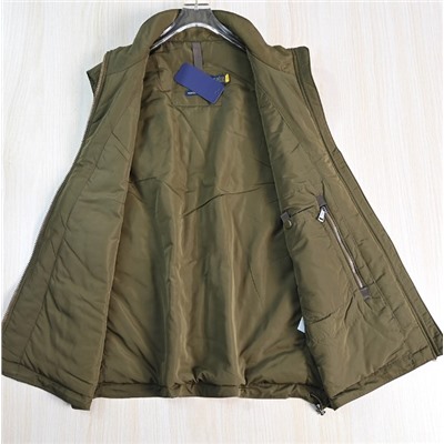 Мужской легкий тонкий хлопковый жилет с воротником-стойкой РАЛЬ*Ф Л