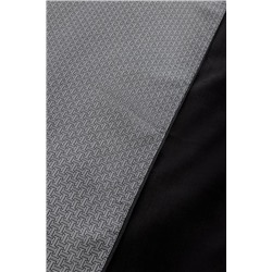 Vachel King Size %100 Pamuk Baskılı Saten Nevresim Takımı - Antrasit