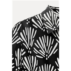 VESTIDO CAMISERO ESTAMPADO ZW COLLECTION