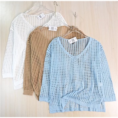 Женский хлопковый свитер