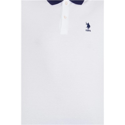 Erkek Beyaz Polo Yaka Tişört