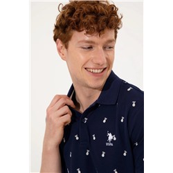 Erkek Lacivert Polo Yaka Tişört