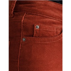 Брюки из эластичного микро-вельвета