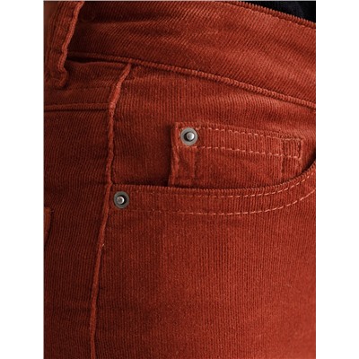 Брюки из эластичного микро-вельвета