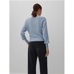 Pullover mit U-Boot-Ausschnitt