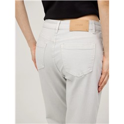 Серые базовые джинсы зауженные