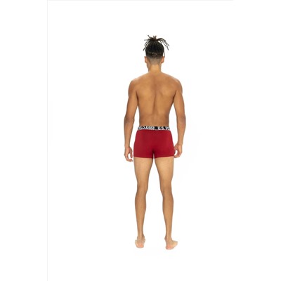 U.S. Polo Assn. Erkek Bordo - Siyah - Antrasit Melanj 3'lü Boxer