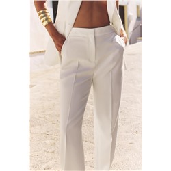 STRAIGHT-LEG TROUSERS