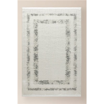 Vence Halı - Beyaz/Gri - 155x225 cm