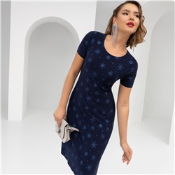 Платье с открытой спинкой, Северное сияние