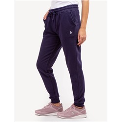 FLEECE HIGH WAISTED LOGO JOGGER