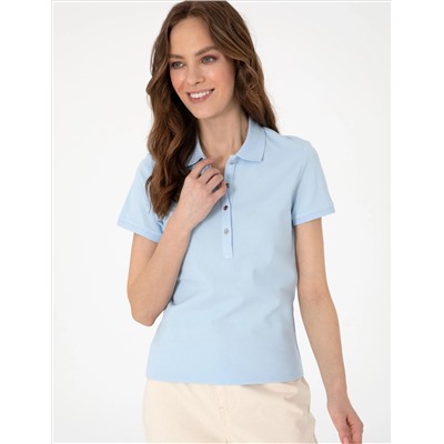 Mavi Regular Fit Pamuklu Polo Yaka Basic Tişört