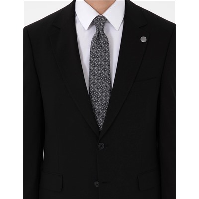 Siyah Slim Fit Takım Elbise