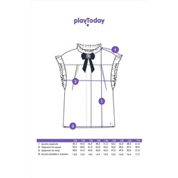 Блуза PLAYTODAY, 1022601