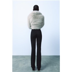 POLYAMIDE FLARED TROUSERS