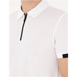 Beyaz Slim Fit Tişört