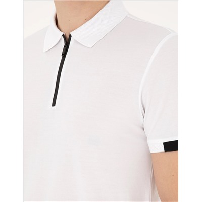 Beyaz Slim Fit Tişört