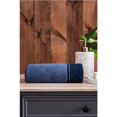 Özdilek Oregon Maskülen Nakışlı Denim El ve Yüz Havlusu 50x90 cm