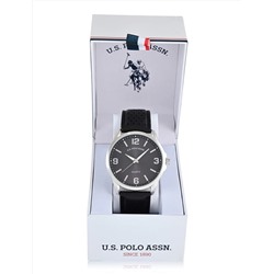 MENS PERFORATED BLACK STRAP ANALOG WATCH