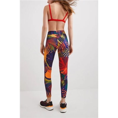 Leggings estampado tropical