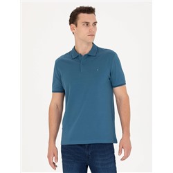 İndigo Slim Fit Polo Yaka Basic Tişört