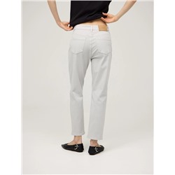 Серые базовые джинсы зауженные